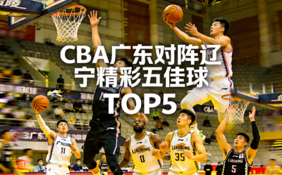 CBA广东对阵辽宁精彩五佳球集锦